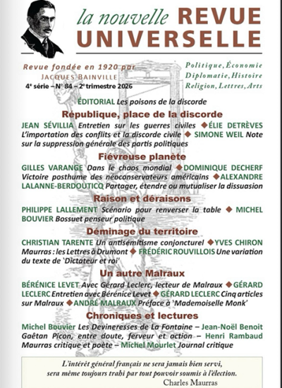 La Nouvelle Revue Universelle n°&nbsp;84